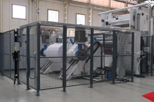 A.Celli starts up the paper rewinder supplied to Arctic Paper Kostrzyn
