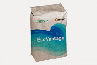 Food paper packaging with recycled content created by Mondi and Syntegon