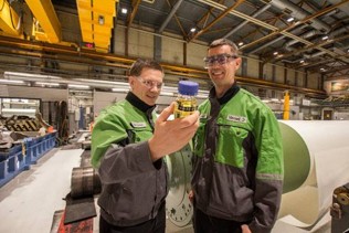 Valmet introduces roll covers made of recycled and renewable raw materials